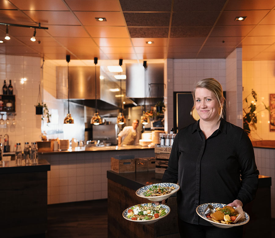 serveringspersonal hos brygga kalmar