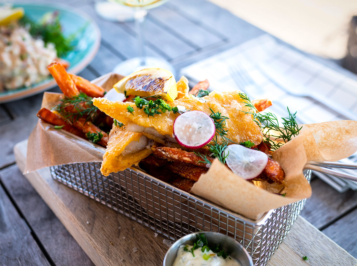 catering - fish and chips